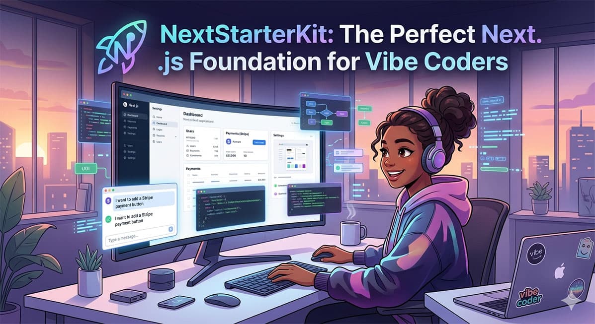 NextStarterKit: The Perfect Next.js Foundation for Vibe Coders